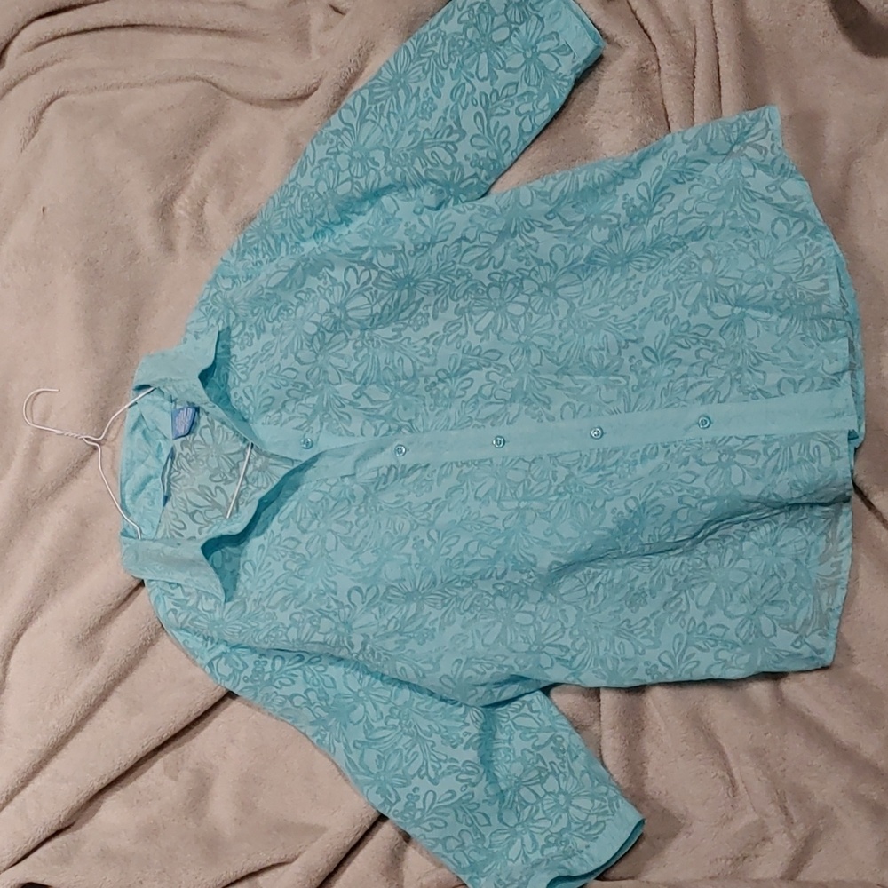 $8 Add On Penman's Plus 3/4 Sleeve 1 xl Blouse